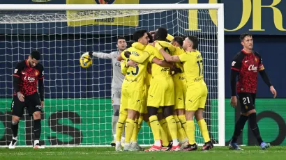 Villarreal goleó a Mallorca y se coló a Europa en La Liga