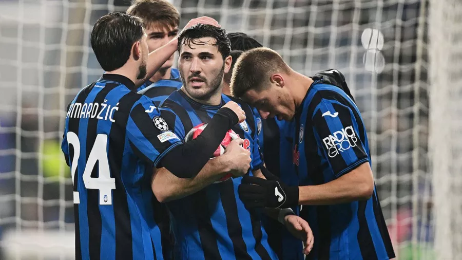 Atalanta se une al club de las 'manitas' en Champions League