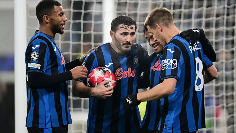 Atalanta se une al club de las 'manitas' en Champions League