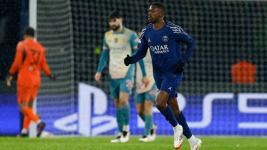 Ousmane Dembélé recortó distancias y generó la reacción de PSG al 56