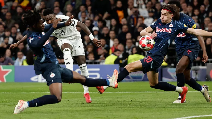 Vinícius Jr. llega y supera los 100 goles merengues