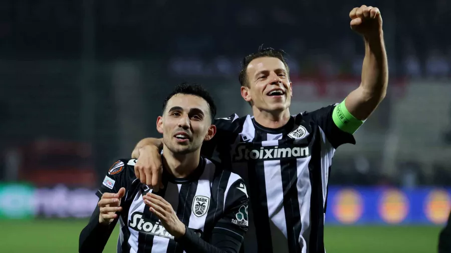 PAOK 2-0 Slavia Praga