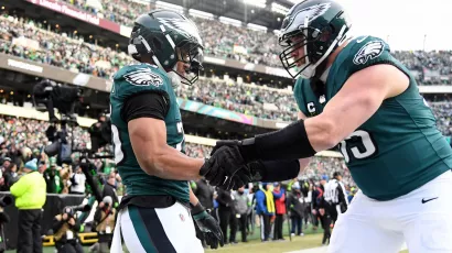 Los Eagles dominaron la primera mitad de la final de la NFC