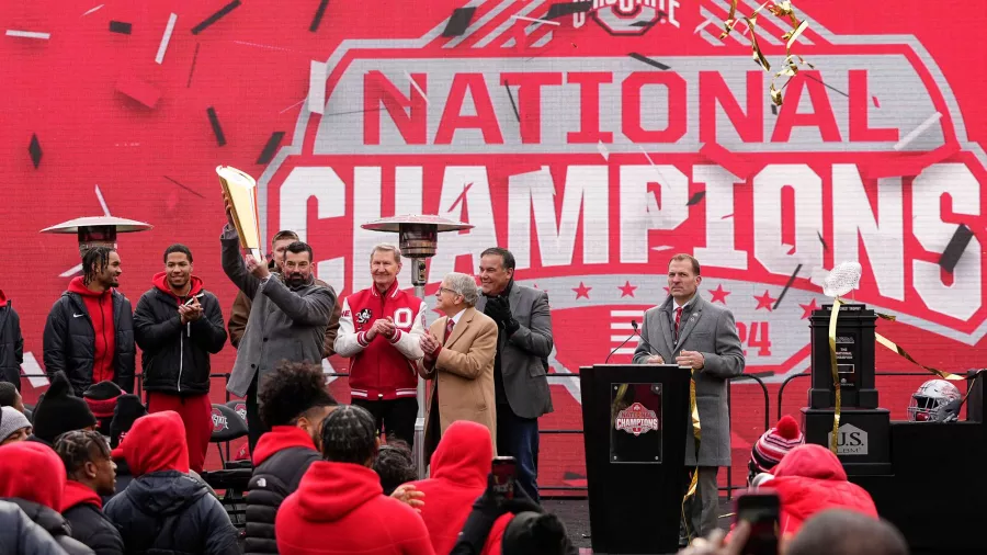 La comunidad de Ohio State festejó a sus Buckeyes