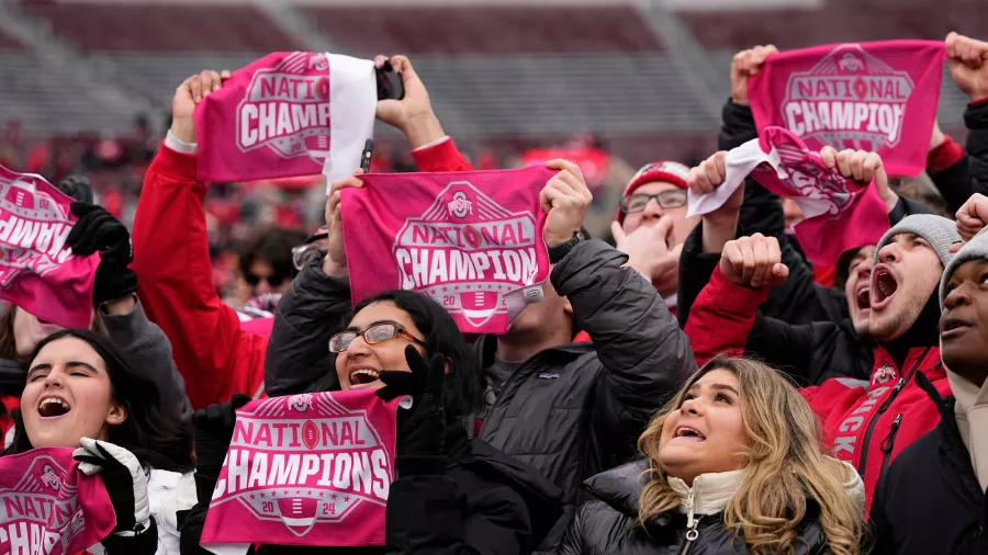 La comunidad de Ohio State festejó a sus Buckeyes