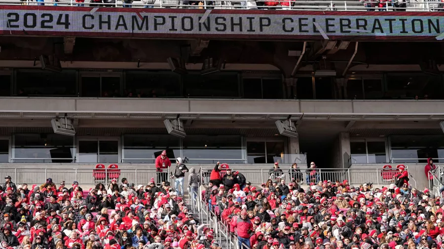 La comunidad de Ohio State festejó a sus Buckeyes