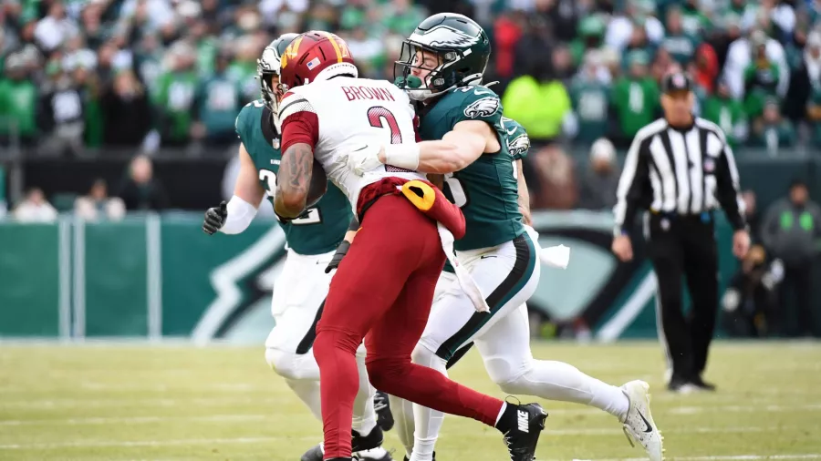 Los Eagles dominaron la primera mitad de la final de la NFC