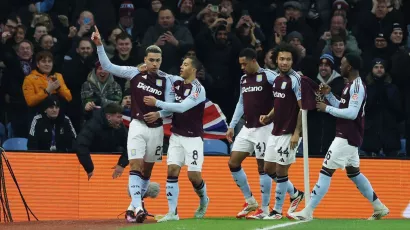 Aston Villa alcanzó un lugar en octavos de la Champions League