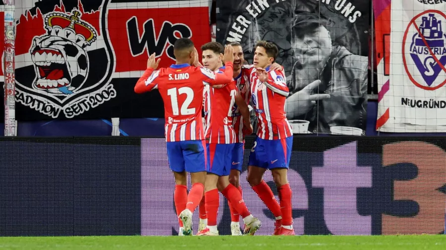 5. Atlético de Madrid - 18 puntos