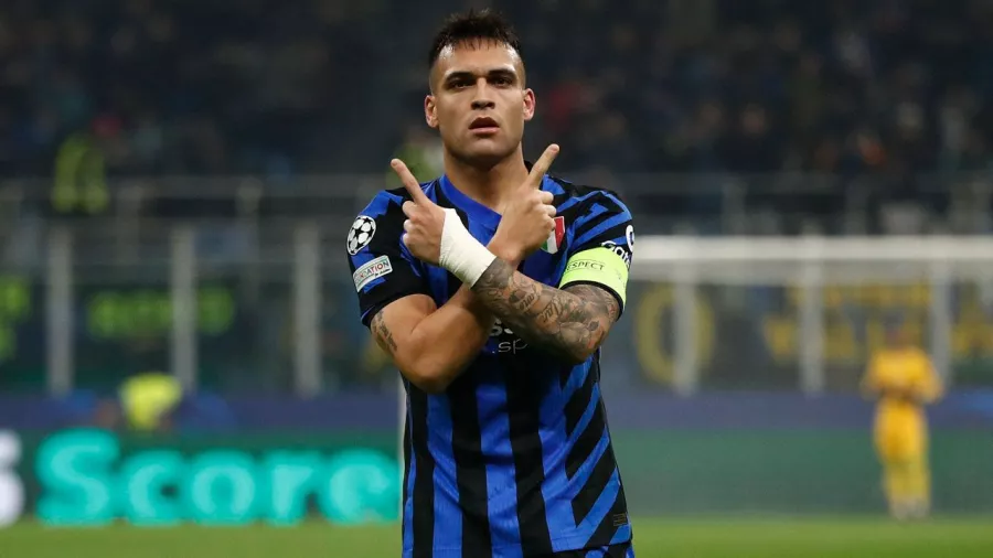 Primer hat-trick de Lautaro Martínez en la Champions League