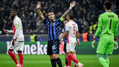 Lautaro Martínez llevó a Inter a octavos de la Champions League