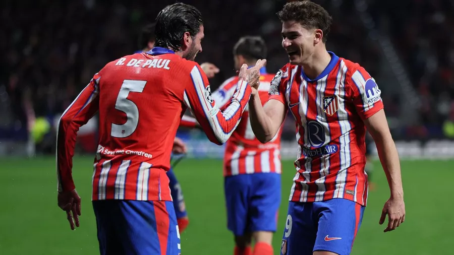 Atlético de Madrid liquida al Salzburgo en 45 minutos