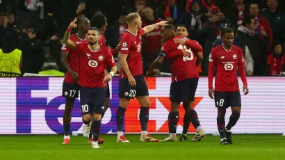 Lille le mete 6 al Feyenoord y se clasifica directo en la Champions League