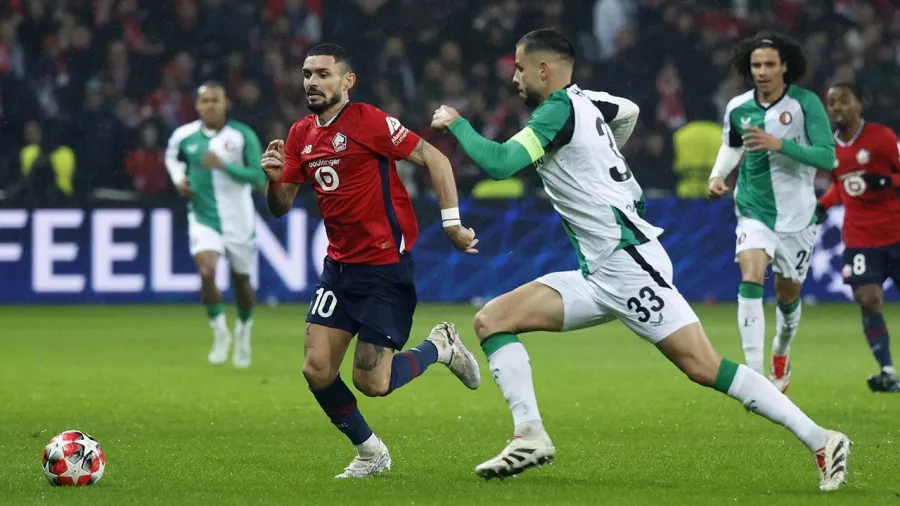 Así celebró Lille su incontestable victoria en casa.