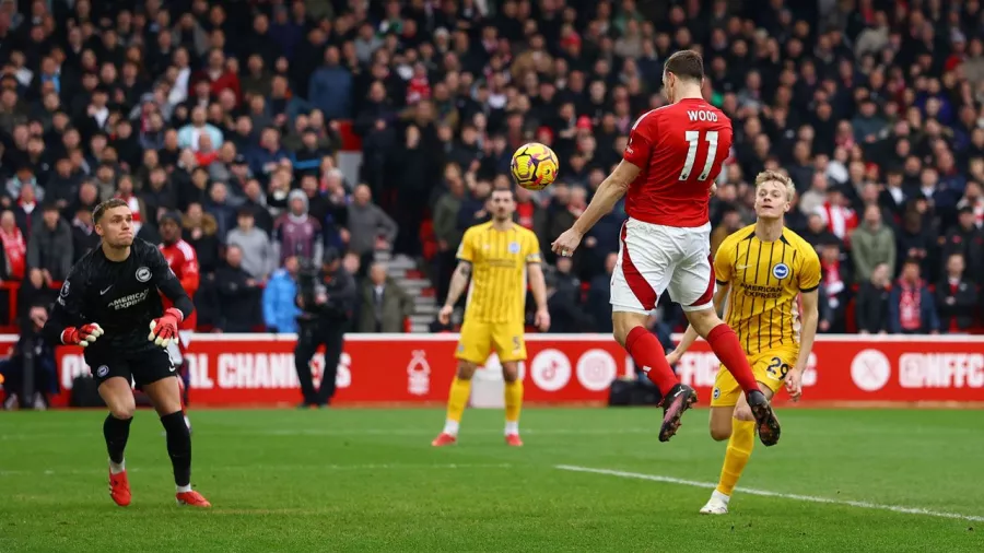 Chris Wood marcó su tercer hat-trick en la Premier League