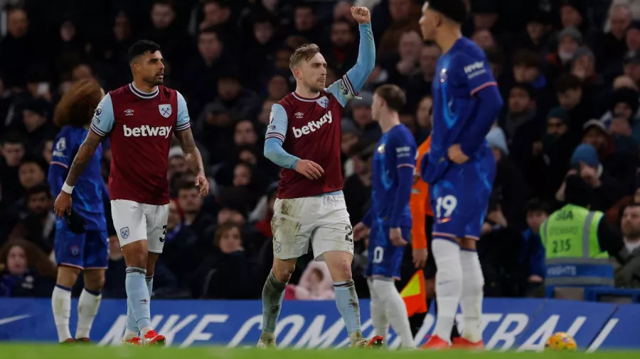 West Ham está a 10 puntos de la zona de descenso