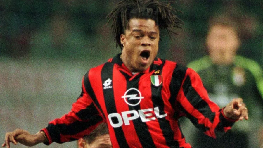 Edgar Davids. Seis años defendiendo la camiseta del Milan