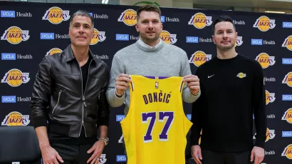 Luka Doncic llevará el '77' en su aventura con Los Angeles Lakers