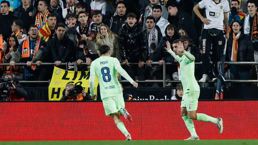 Ferrán Torres; un triplete en media hora para liquidar al Valencia