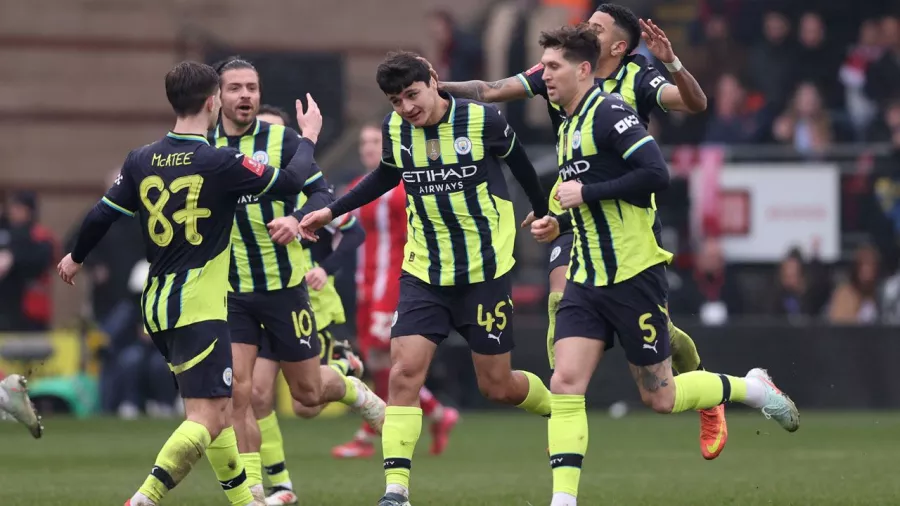 Abduqodir Husanov marcó su primer gol con los 'Cityzens' a los 56 minutos