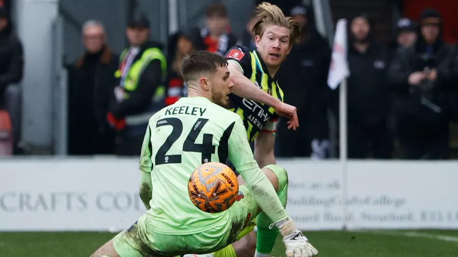 Noveno gol del belga en la FA Cup