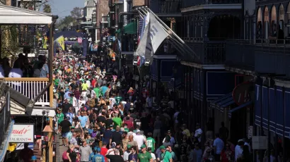 Nueva Orleans vivió un carnaval previo al Super Bowl