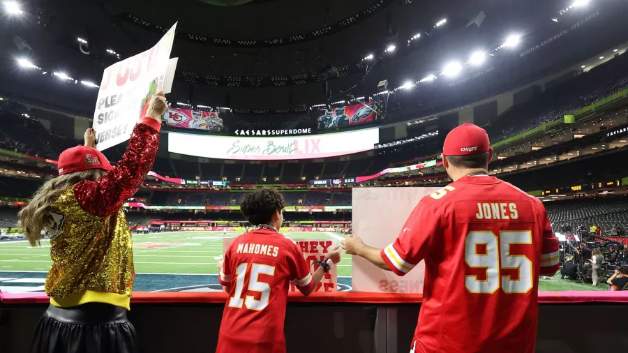 A unas horas, ya se siente el ambiente del Super Bowl