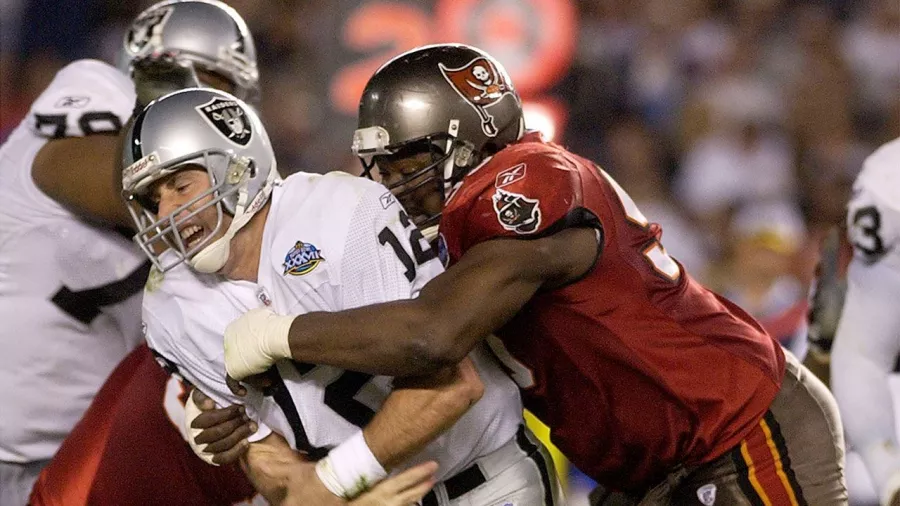 4. Tampa Bay Buccaneers 48-21 Oakland Raiders (2003