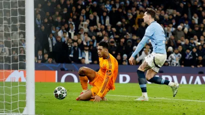 Tercer gol del inglés esta temporada en la Champions League