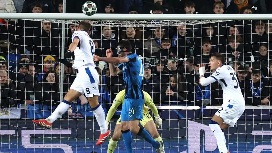 Pasalic anotó el 1-1 entre Brugge y Atalanta con su séptimo gol en la Champions League