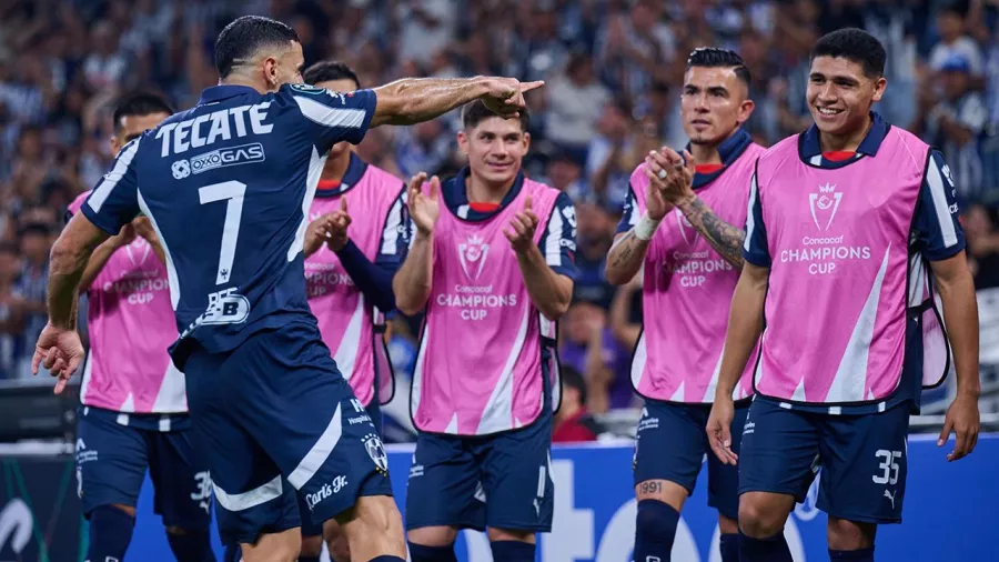 Así festejó Monterrey su pase a los octavos de final de la CONCACAF.