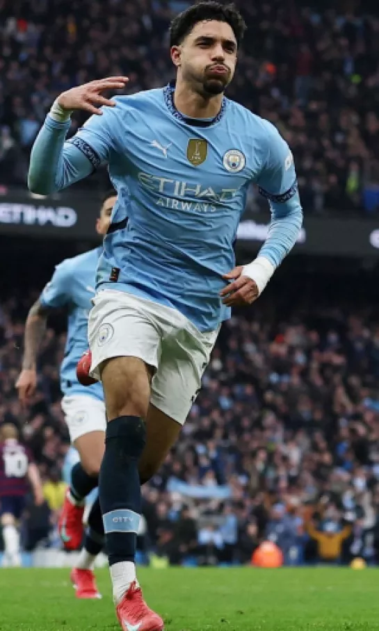 Triplete de Omar Marmoush marcó la autoridad del Manchester City