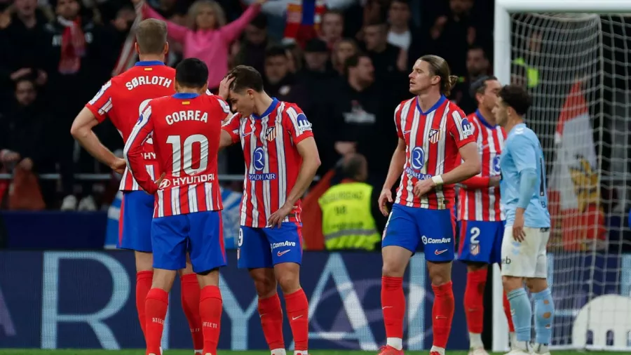 Celta de Vigo sacó un punto 'de oro' en casa del Atlético de Madrid