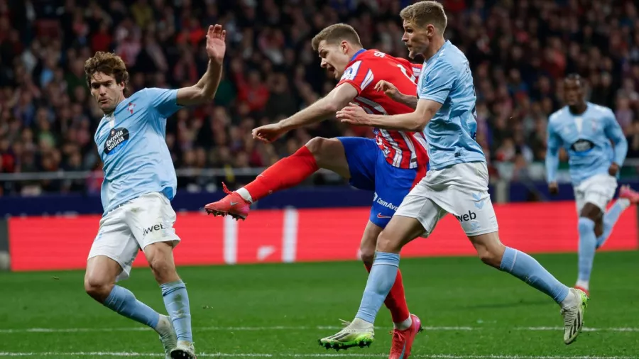 Celta de Vigo sacó un punto 'de oro' en casa del Atlético de Madrid