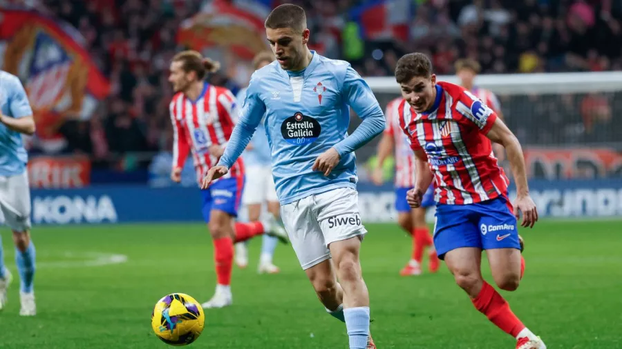 Celta de Vigo sacó un punto 'de oro' en casa del Atlético de Madrid