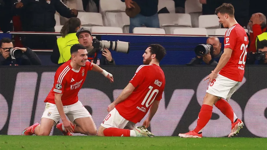 Benfica vs Monaco, el duelo de los 6 goles de anotadores diferentes