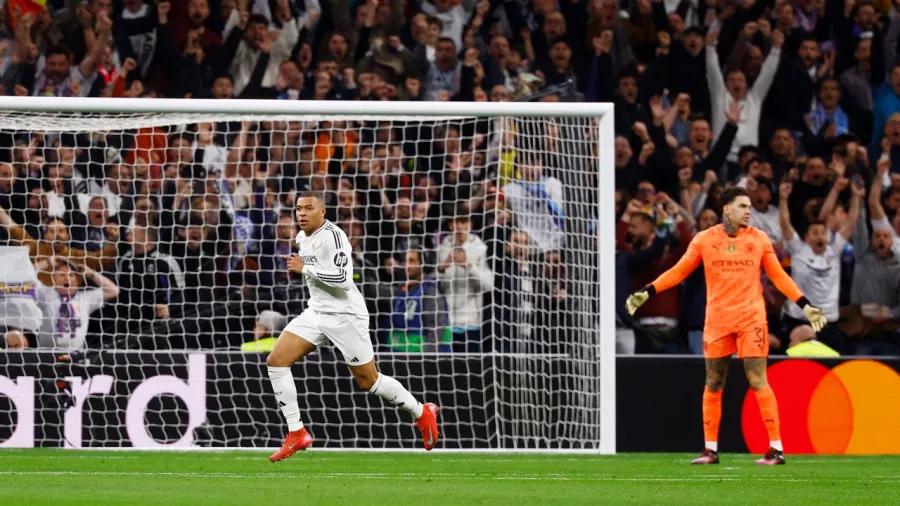 Kylian Mbappé despedazó a Manchester City en la Champions League