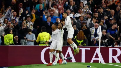 Primer hat-trick del francés con la camiseta del 'Rey de Europa' en el Santiago Bernabéu