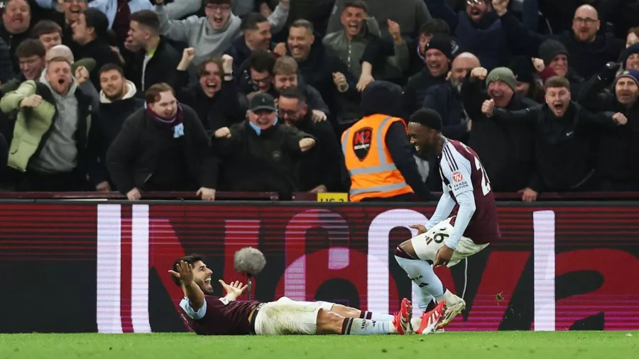 Aston Villa remontó de último minuto ante Chelsea en la Premier League