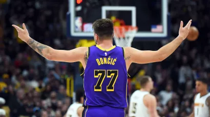 Luka Doncic ya tuvo su primera gran noche como Laker