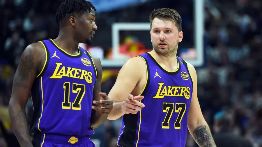 Luka Doncic ya tuvo su primera gran noche como Laker