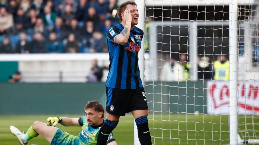 Atalanta registró tres remates al arco durante el partido