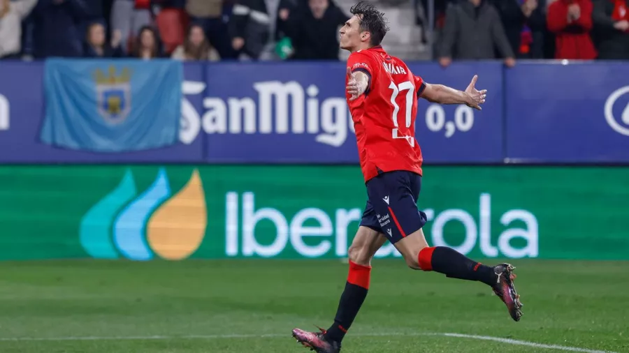 El croata se convirtió en el goleador histórico de Osasuna con 58 goles