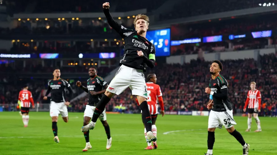 PSV 1-7 Arsenal 