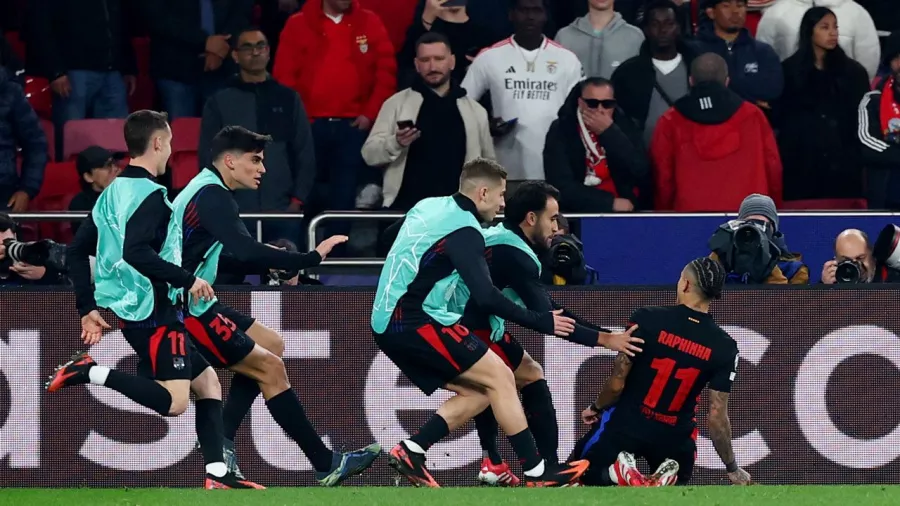 Benfica 0-1 Barcelona