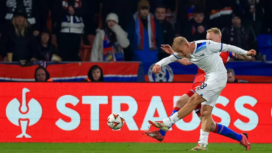 Así celebra la Lazio el gol agónico del triunfo en Europa League