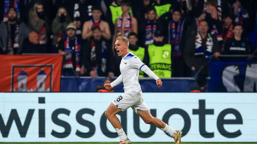 Así celebra la Lazio el gol agónico del triunfo en Europa League