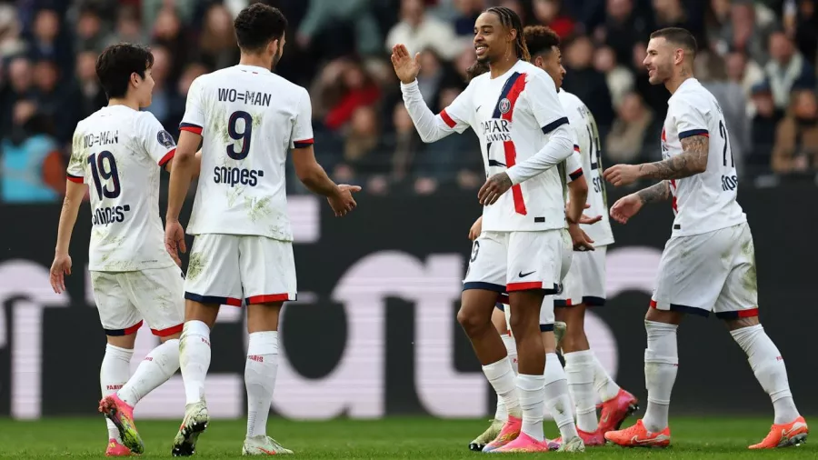 Paris Saint-Germain arrolló a Rennes en la Ligue 1