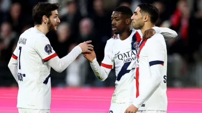 Paris Saint-Germain arrolló a Rennes en la Ligue 1