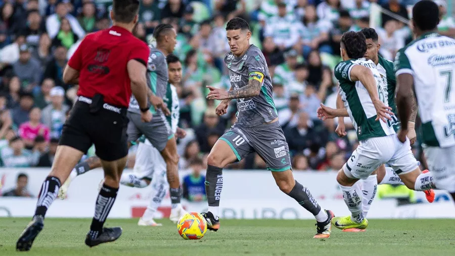 James Rodríguez y la primera noche amarga en la Liga MX